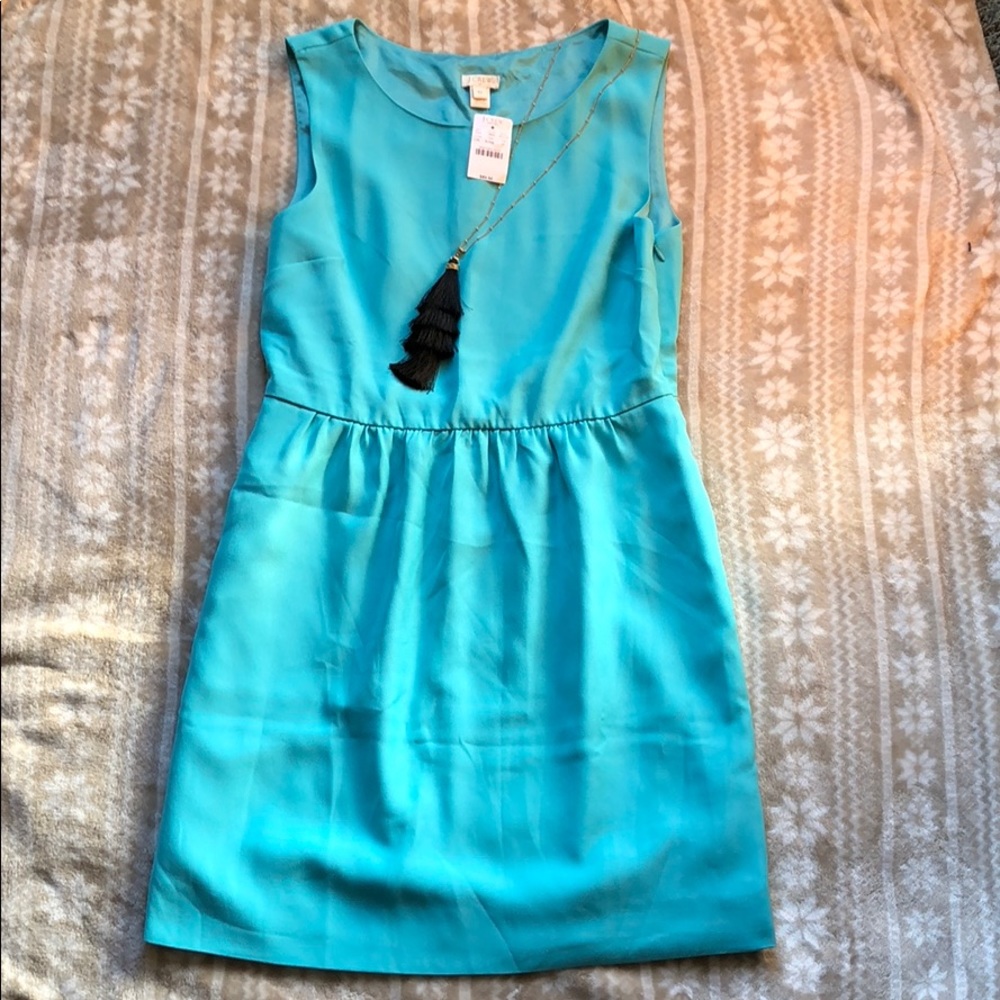 J Crew Aqua Dress